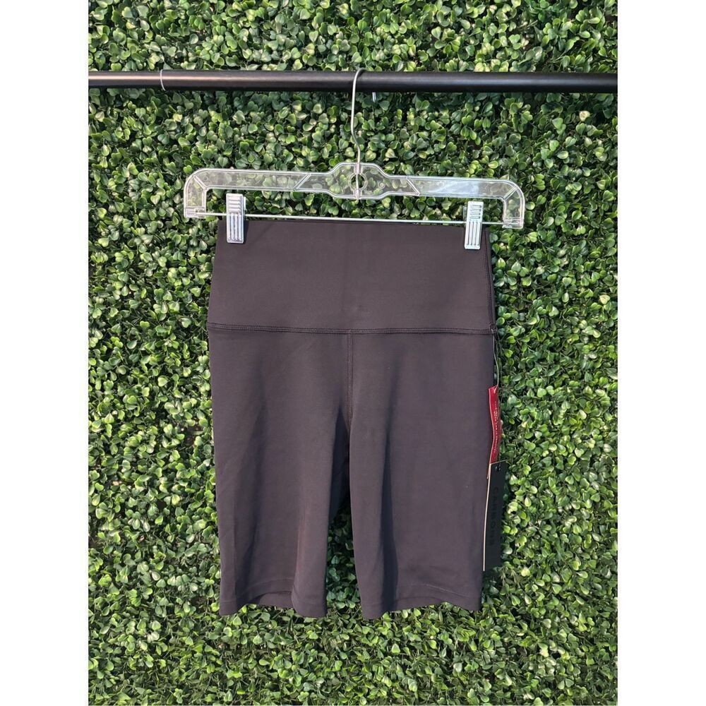 Carbon38 High Rise Black Shaping Biker Shorts Sz XS NWT